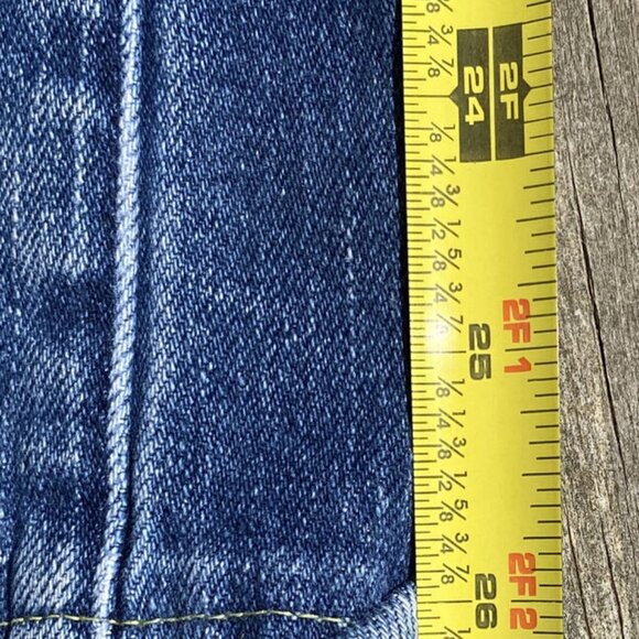 Vintage Rock & Republic Y2K Jean Size 30 Flared Low Rise Embroidered Button Fly - Picture 12 of 14